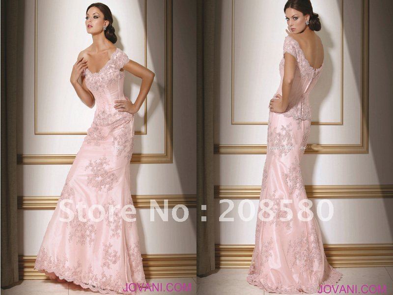 Gorgeous-pink-off-shoulder-beaded-lace-mermaid-mother-dresses-evening-gowns-M195.jpg