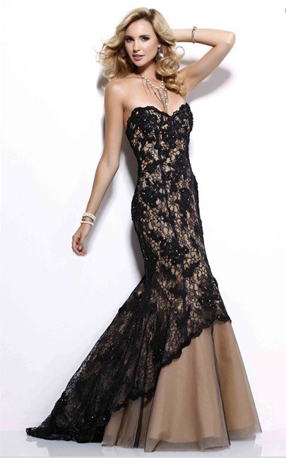 Hot-Sale-Strapless-Floor-Length-Evening-Dress-Black-Lace-Champagne-Organza-Prom-Dress-Jeweled-Custom-Mermaid.jpg