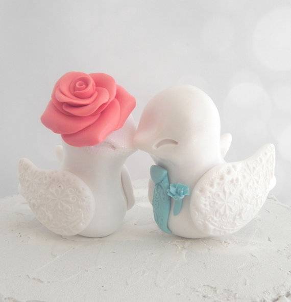 lovebird-wedding-cake-topper-coral-aqua-and-white-bride-and-groom-keepsake-custom-colors.jpg