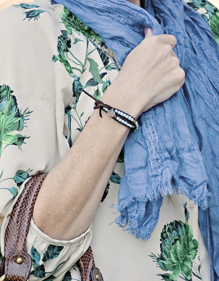 Beaded-Leather-Bracelet-7 bileklik yapımı
